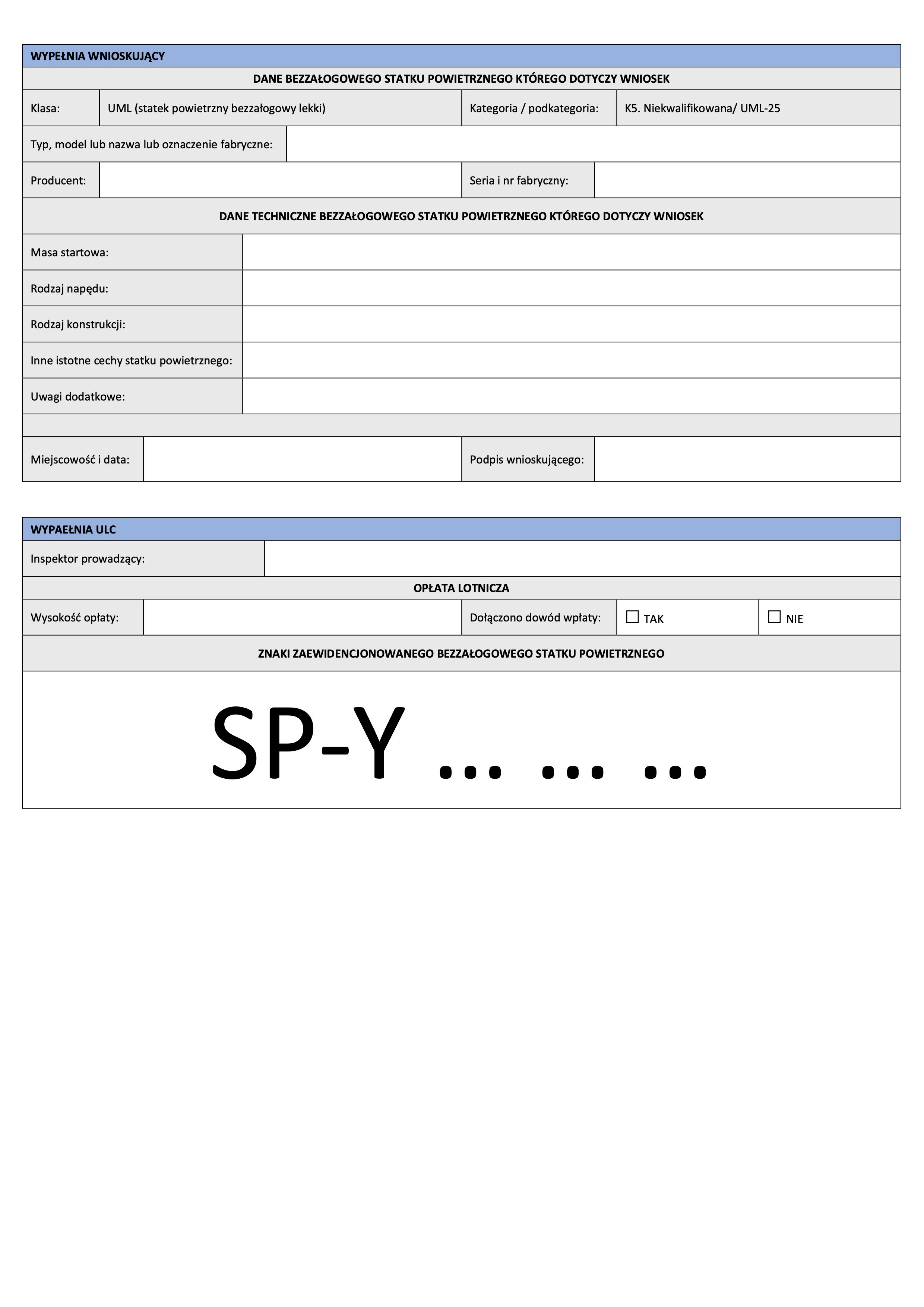 Rejestracja dronów. Jak zarejestrować BSP w ULC?